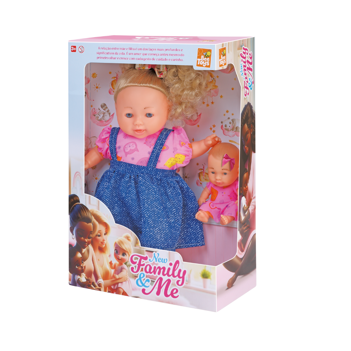 Boneca New Family Me Loira - Bee Toys 