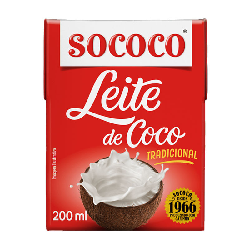 Leite de Coco Sococo Caixa 200ml