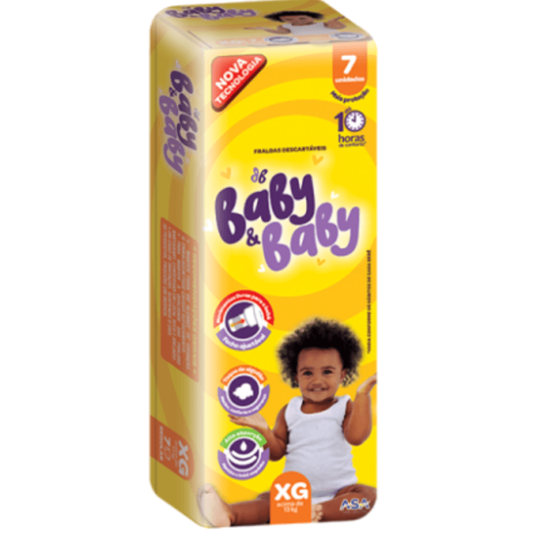 Fralda Baby&Baby Regular XG — 7 unidades