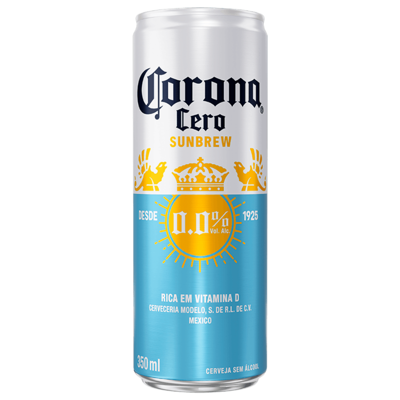 CERV CORONA CERO SUNBREW 350ML LATA