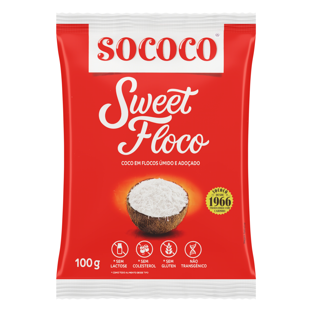 Coco Ralado Sweet Floco Sococo 100g