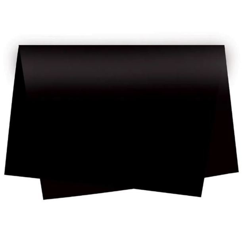 PAPEL SEDA PRETO 49X69