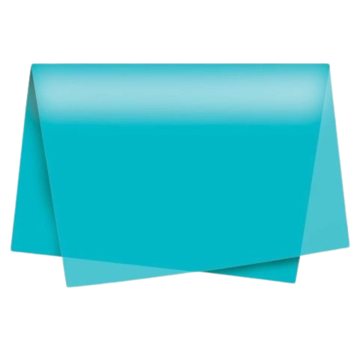 PAPEL SEDA AZUL TURQUESA 49X69