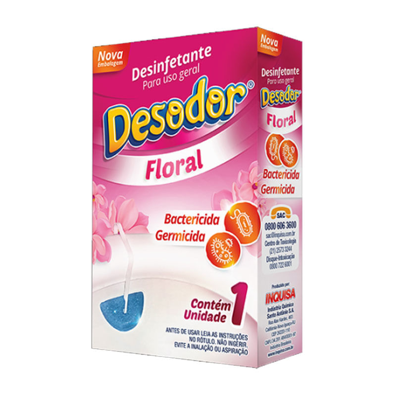 Pedra Sanitária Desodor Floral 40g