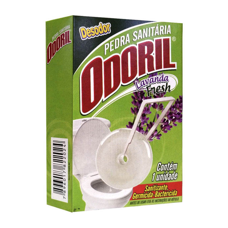 Pedra Sanitária Odoril Floral Lavanda Fresh