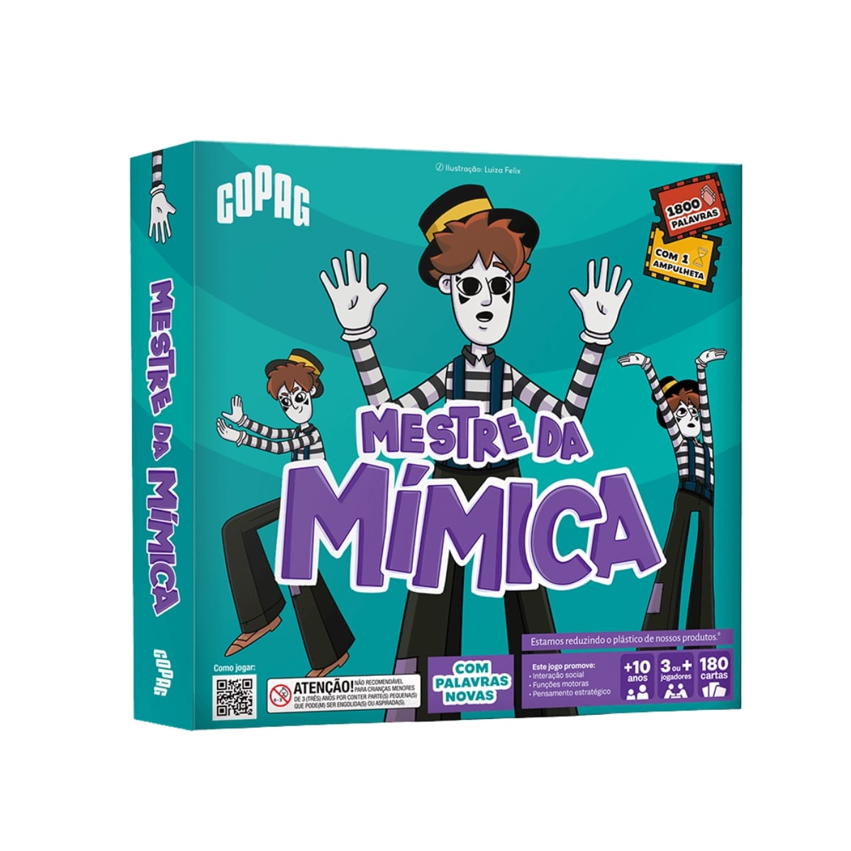Jogo Mestre Da Mímica Com Palavras Novas Copag