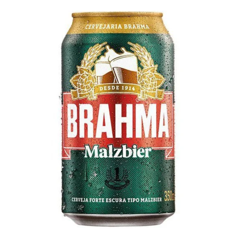 Cerveja Brahma Malzbier 350ml Lata