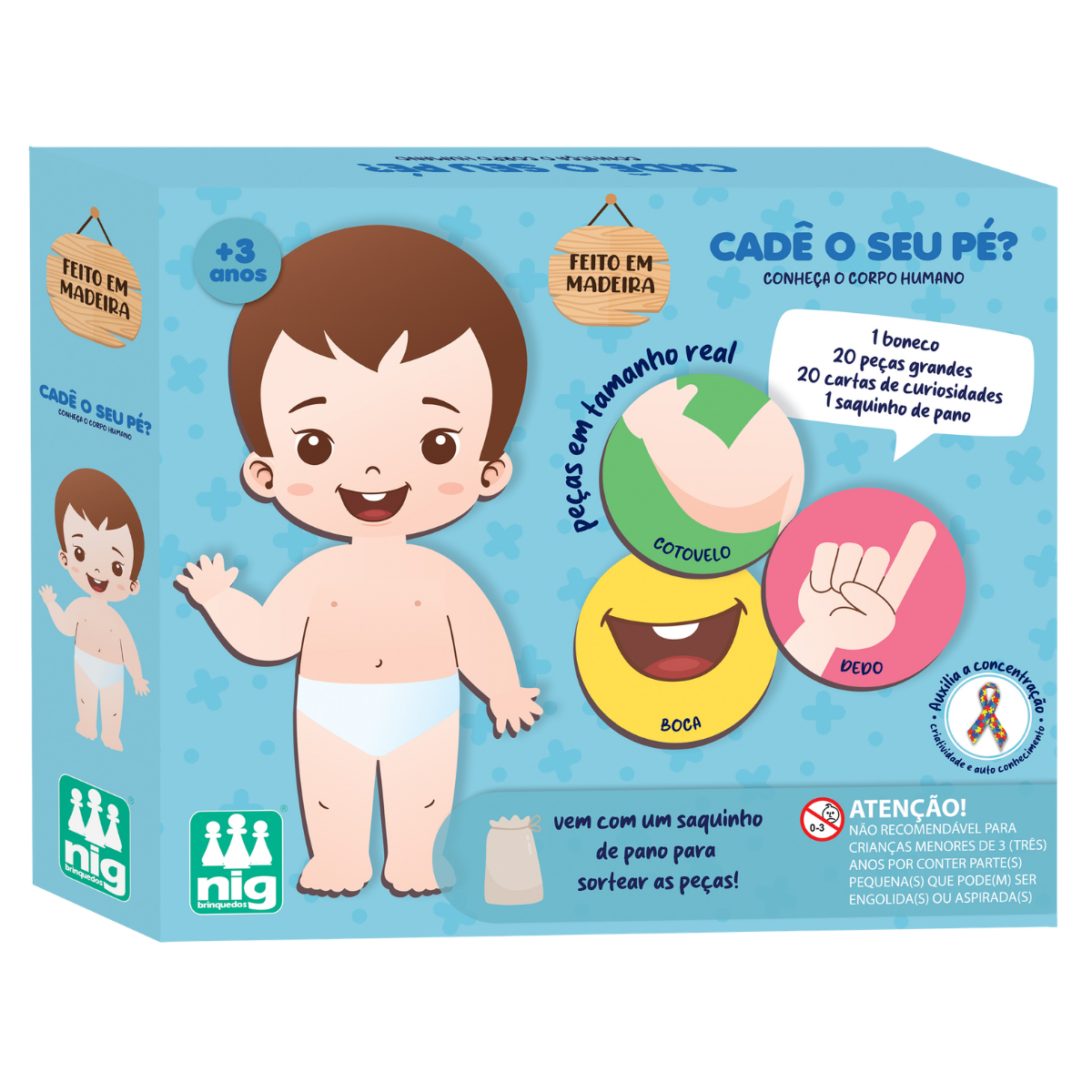 Cadê O Seu Pé - Nig Brinquedos 