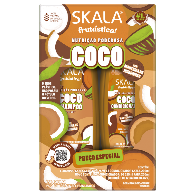 Kit Skala Coco 

Shampoo 325 ml + Condicionador 200 ml