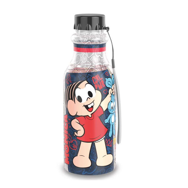 Garrafa Plasútil 500ml Retrô Mônica e Magali