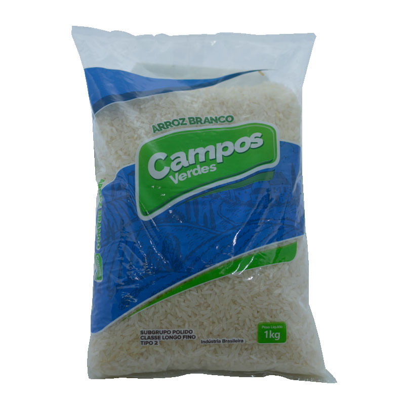 Arroz Branco Campos Verdes Tipo 3 1kg