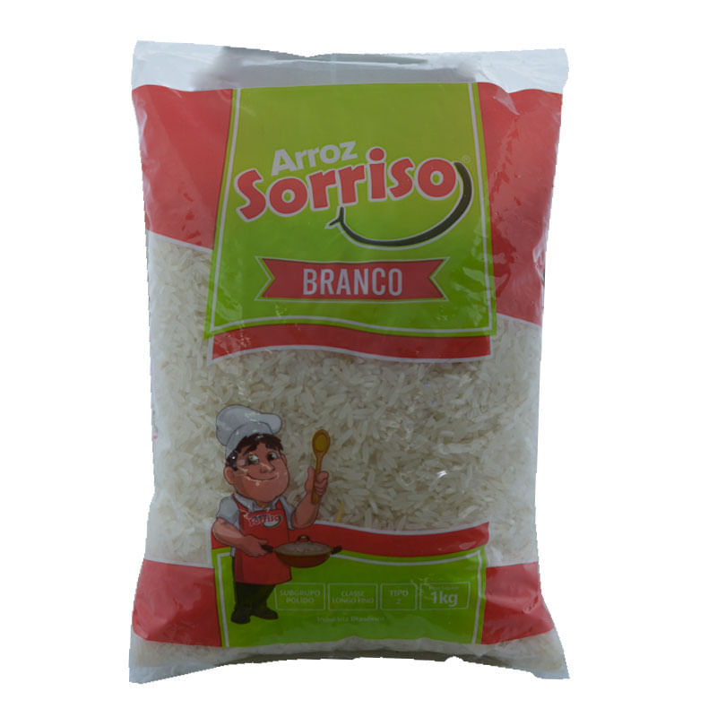 Arroz Branco Sorriso Tipo 2 1kg