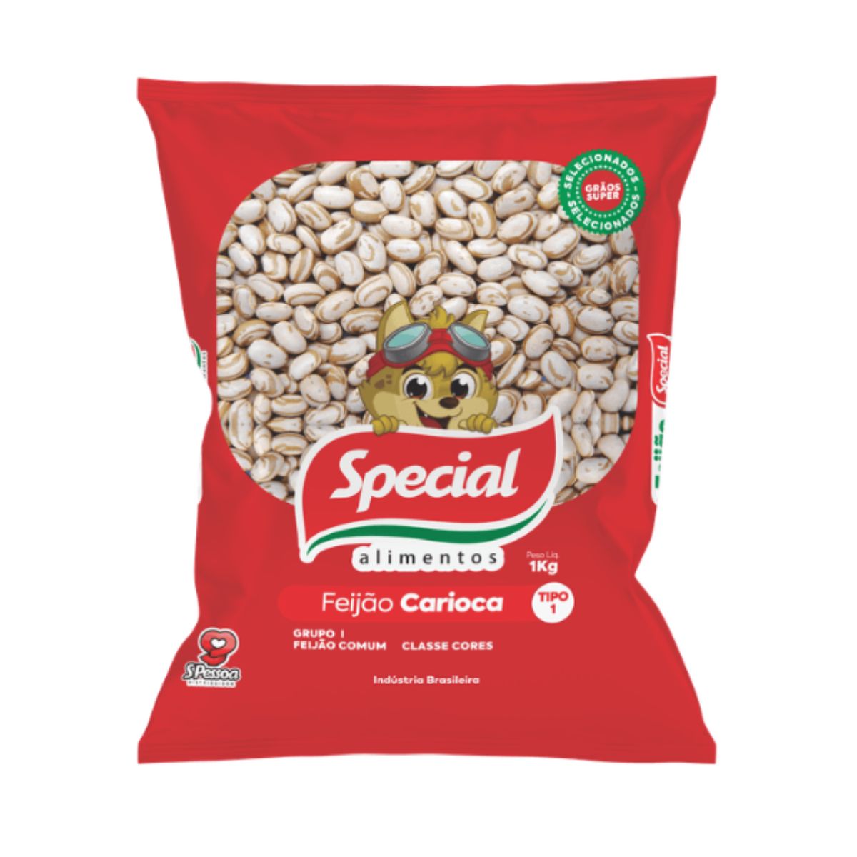 Feijão Carioca Special Tipo 1 Novo 1kg