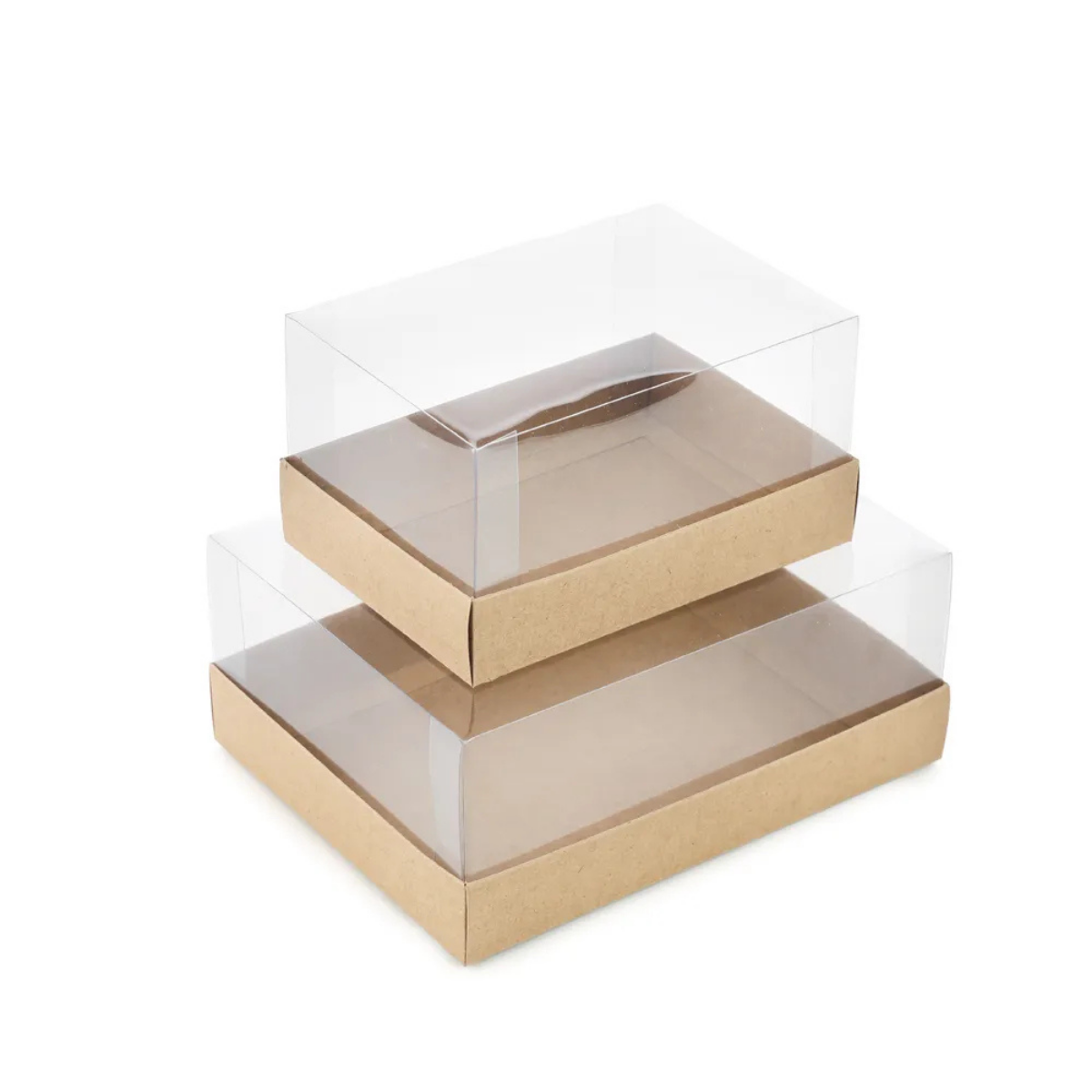 CESTA C/TAMPA DE ACETATO KRAFT M