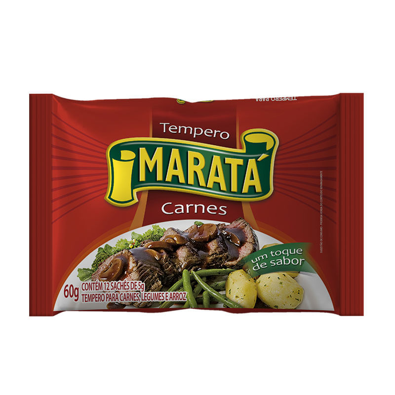 Tempero Maratá para Carnes 12X5g