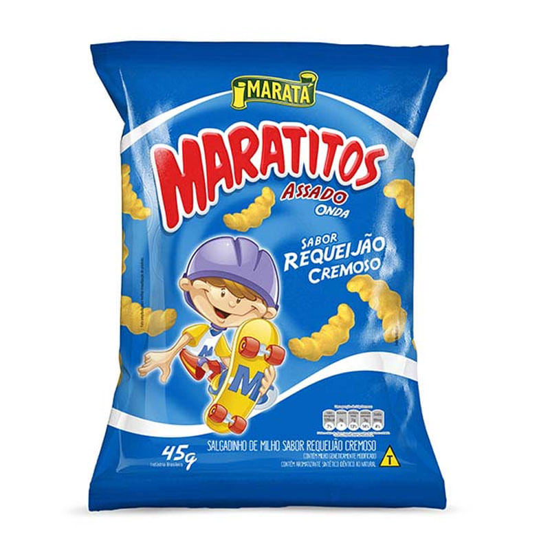 Salgadinho Maratitos Requeijão 45g