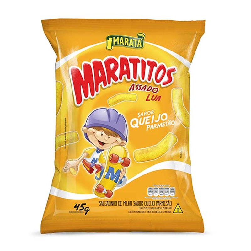 Salgadinho Maratitos Queijo Parmesão 40g