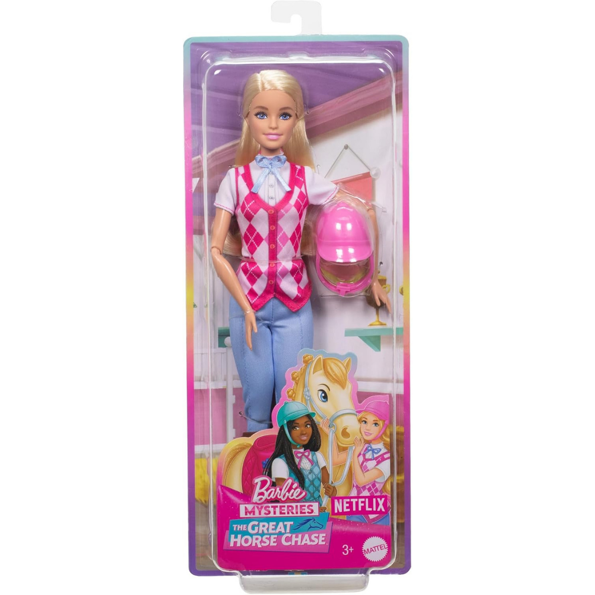 Boneca Barbie Equitacao Malibu Corrida De Cavalo - Mattel