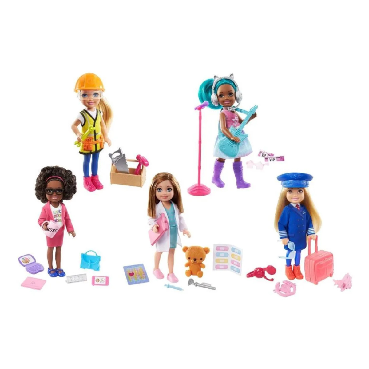Barbie Family Chelsea Profissões - Mattel
