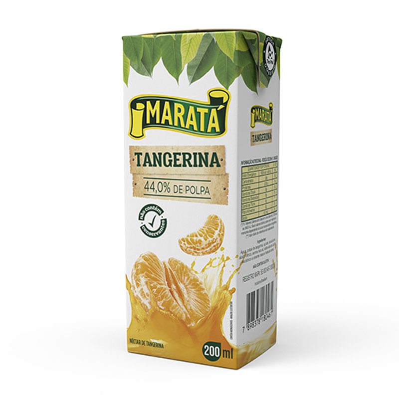 Suco Néctar Maratá Tangerina 200ml