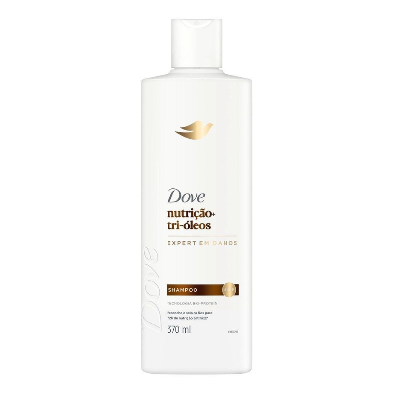 Shampoo Dove Nutrição + Tri-Óleos 370ml