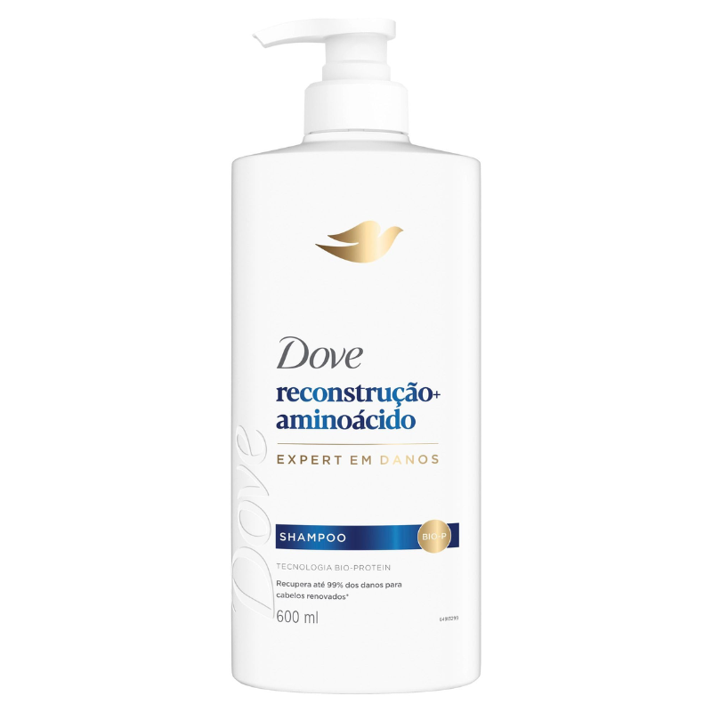 Shampoo Dove Reconstrução + Aminoácidos 600 ml