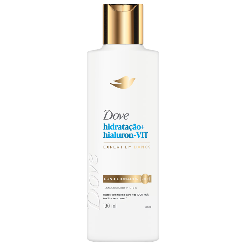 Condicionador Dove Hidratação + Ácido Hialurônico 190 ml