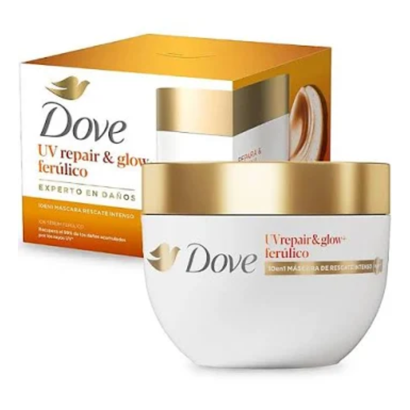 Máscara de Tratamento Dove UV Repair & Glow + Ácido Ferúlico – 250g