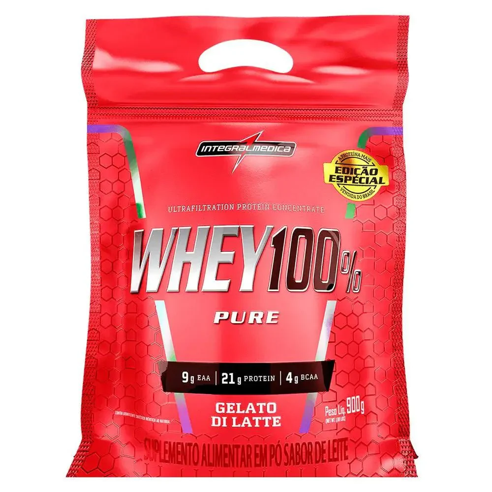 Whey 100% Integral Medica Pure Gelato Di Latte  900g