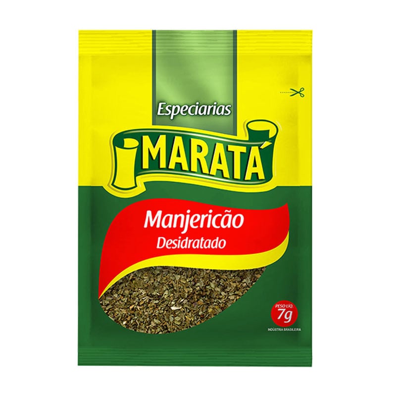 Manjericão Desidratado 7g Maratá