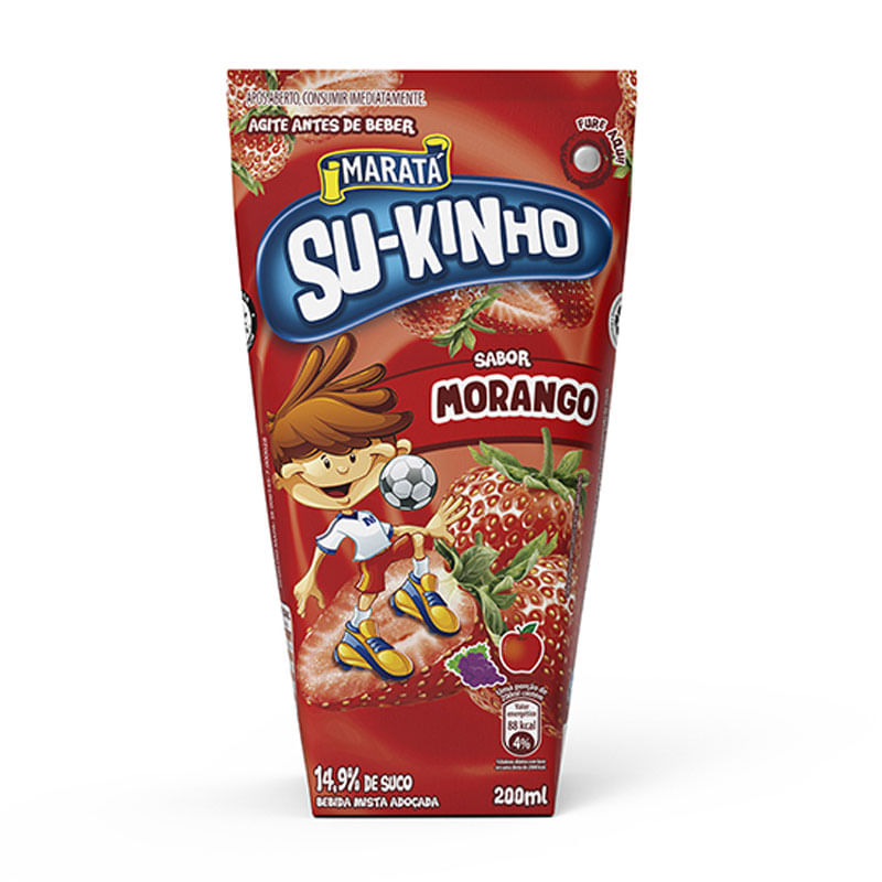 Bebida Mista Su-kinho Morango 200ml
