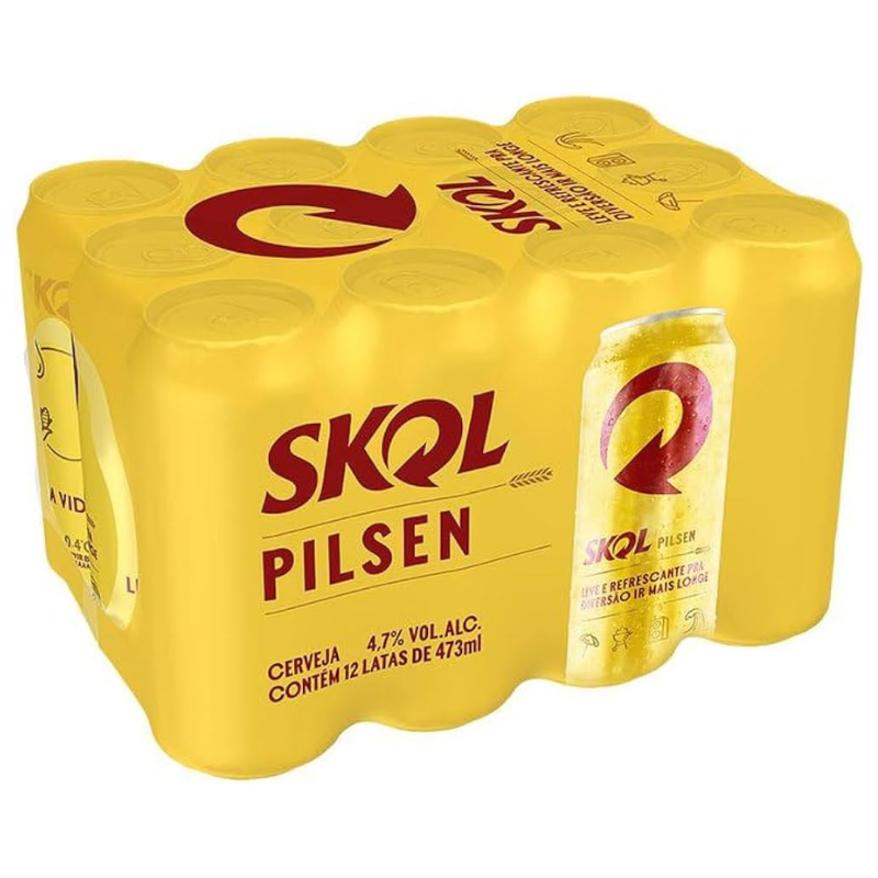 Multipack de Cerveja Skol com 12x473ml