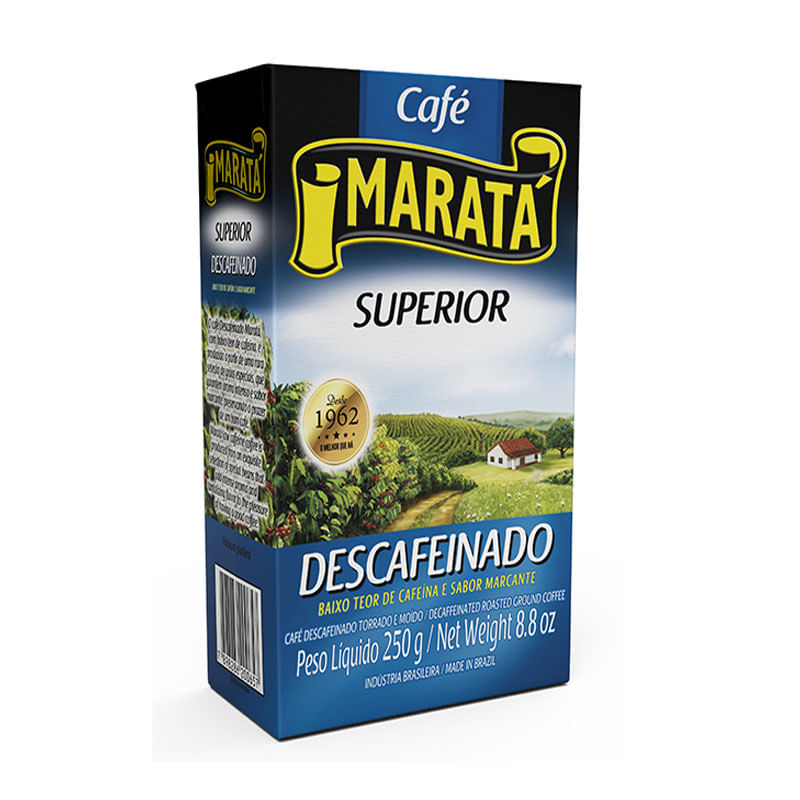 Café Maratá 250g A Vácuo Superior Descafeinado