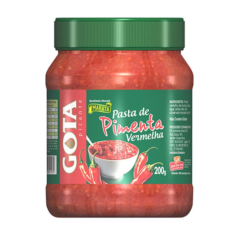 Pasta Vermelha Maratá 200g Gota