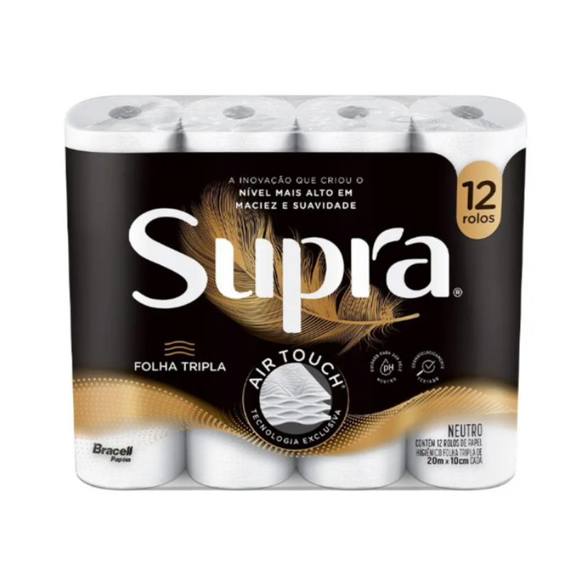 Papel Higiênico Supra Ft 20M 12R