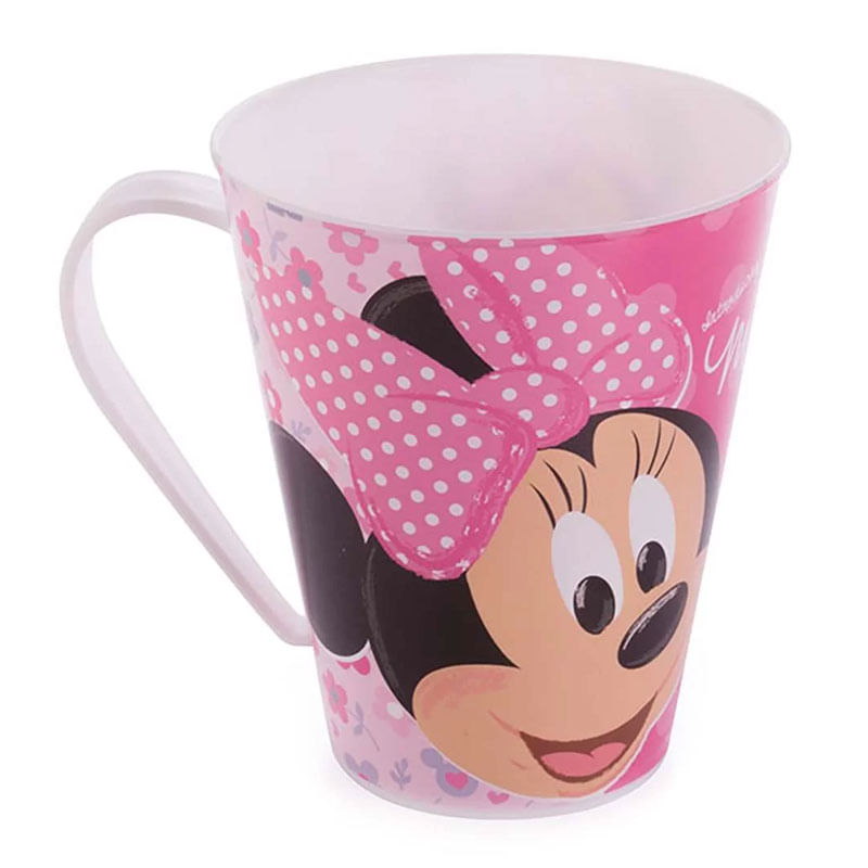Caneca Plasútil 360ml Minnie