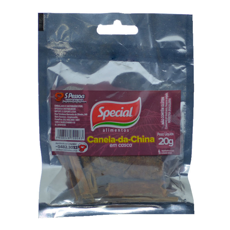 Canela da China em Casca Special 20g