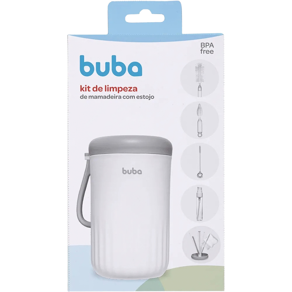 Kit Portátil Para Limpeza De Mamadeira - Buba 