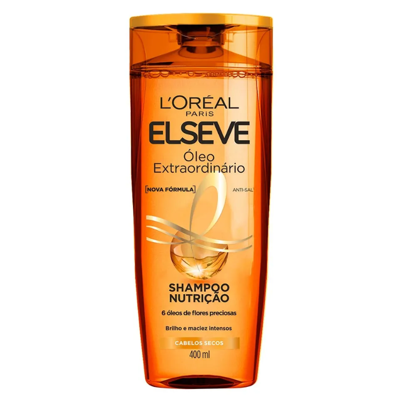 Elseve Óleo Extraordinário Shampoo Nutrição 400ml