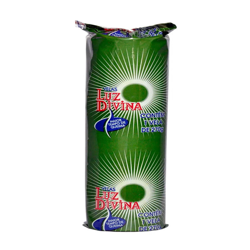 Vela Guanabara 7 Dias Luz Divina 270g Verde 