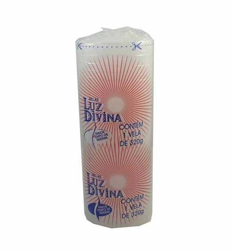 Vela Guanabara 7 Dias Luz Divina 320g Votiva Branca 