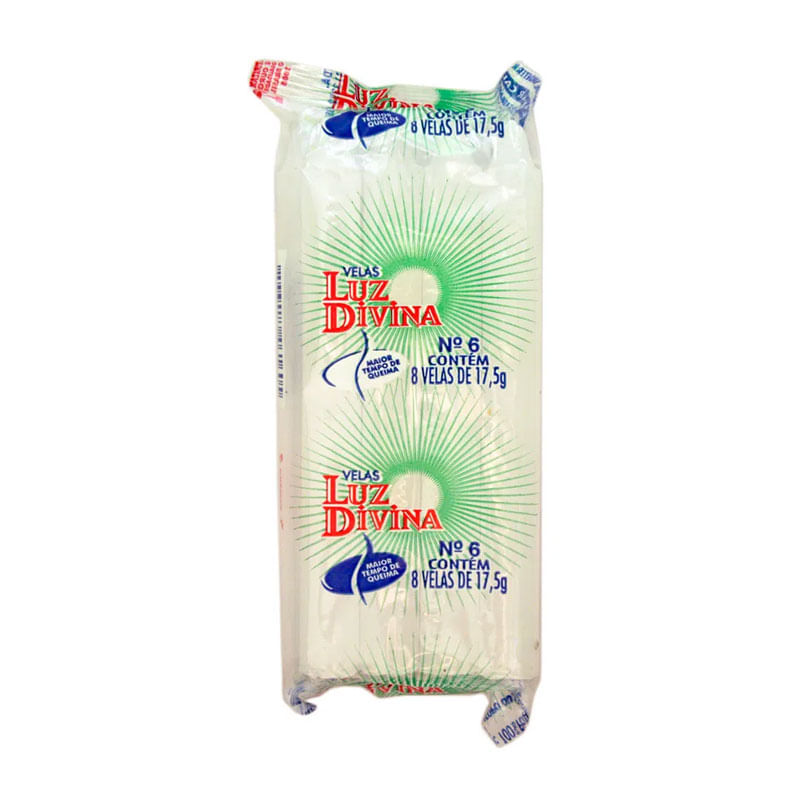 Vela Guanabara Luz Divina Nº 6 17,5g Branca 