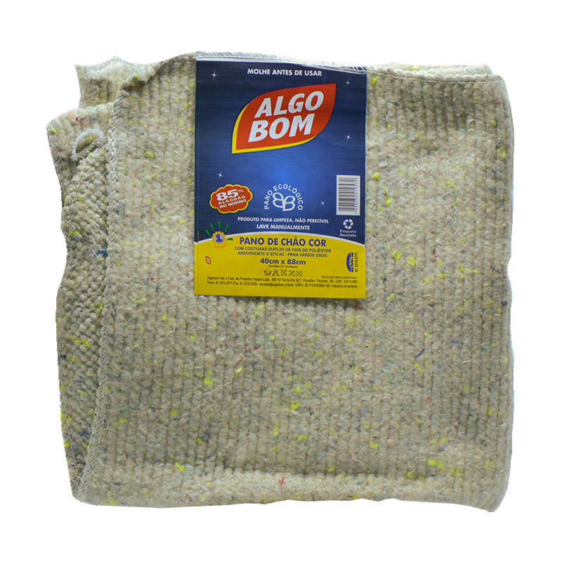 Pano de Chão Algobom 40X88cm Colorido