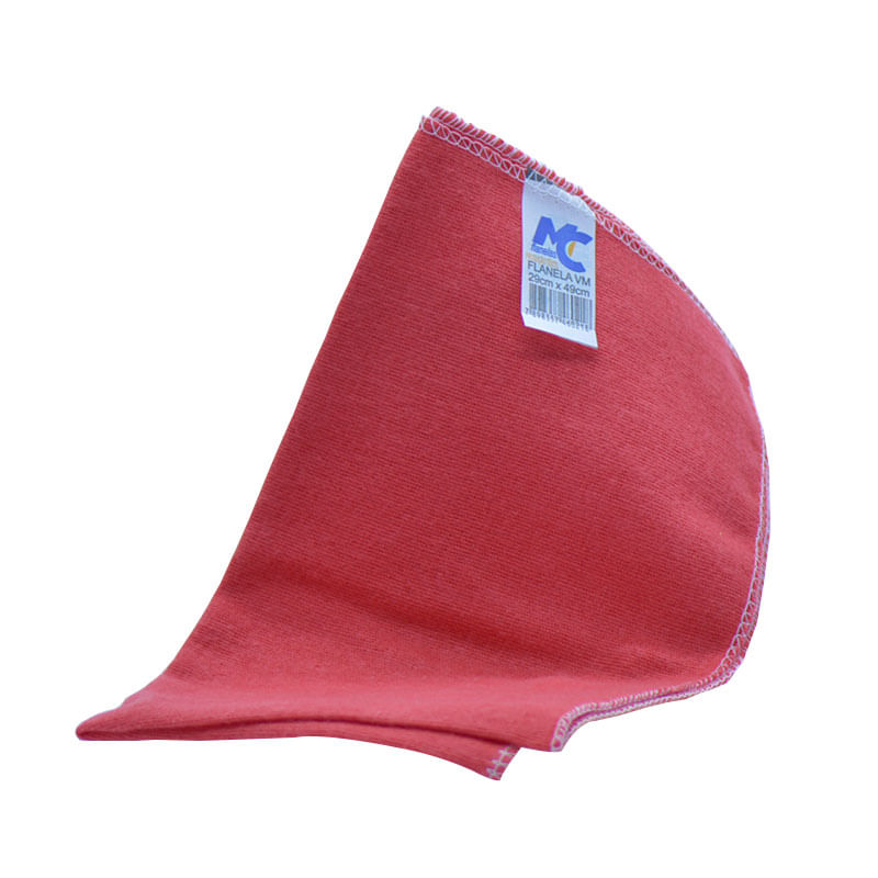 Flanela Mc Flanelas 29x49  Vermelha Pequeno