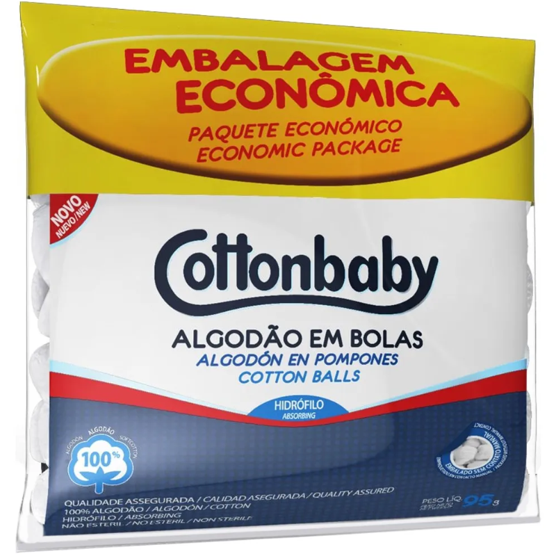 Algodão Cottonbaby Branco Bola 95g