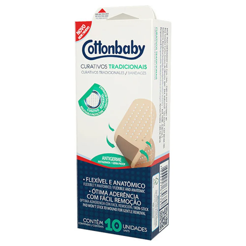 Curativo Cottonbaby Tradicional 10un