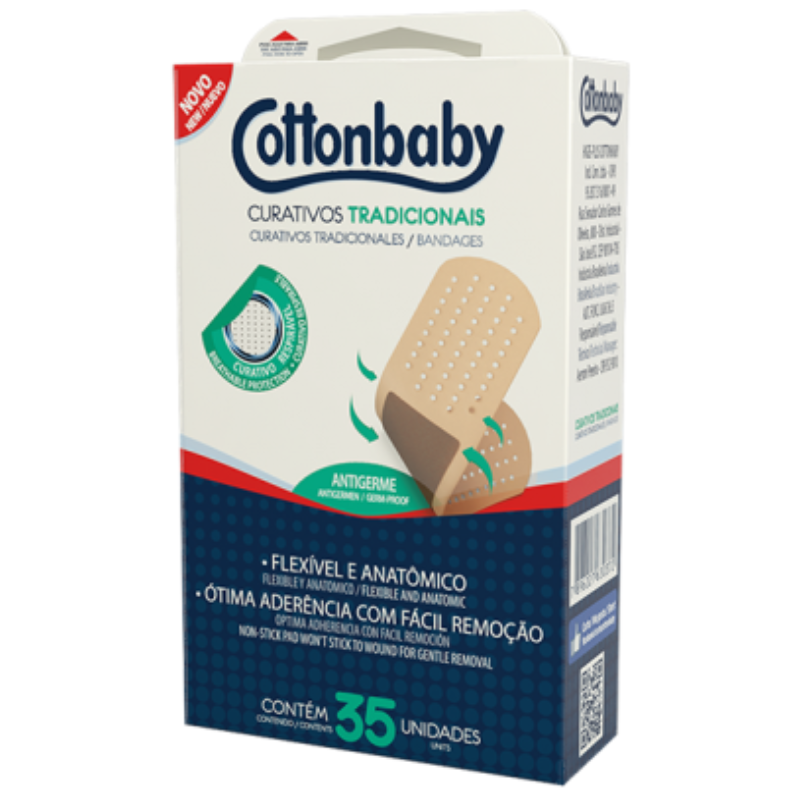 Curativo Cottonbaby Tradicional 35un
