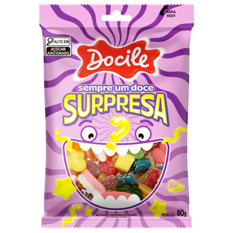 GELATINES SORTIMENTO SURPRESA 80G