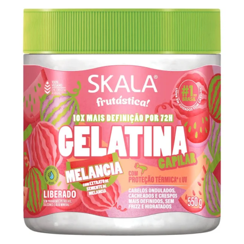 Skala Gelatina Capilar Melancia 550g