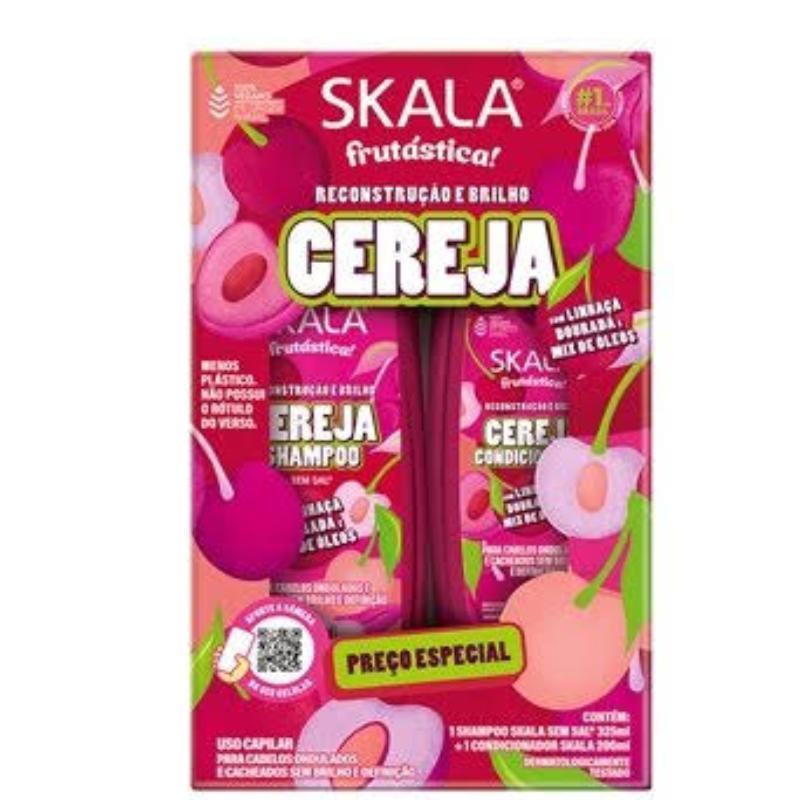 KIT SH325ML+COND200ML SKALA CEREJA